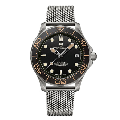 2026 New PAGANI DESIGN 007 Men's Watches Gold Luxury Mechanical Wristwatches Automatic Watch Men AR Sapphire Waterproof Luminous