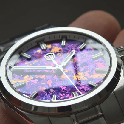 Watchdives 38mm Men Quartz Watch VH31 Sweep Seconds Movement ice Crystal Titanium Waterproof Watches WD0003B WD0003C WD0003D