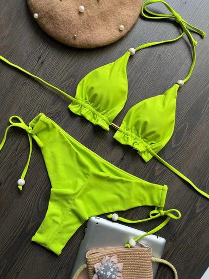 RUOTONGSEPT 2025 New Sexy 13 Color Triangle Bathing Suit for Women Brazilian Bikinis Swimwear Push Up Swimsuit Beach Bikini Set