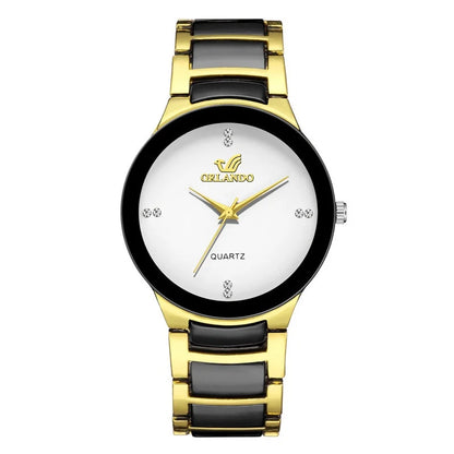1/3PCS Luxury Men Business Watches Fashion Stainless Steel Strap Quartz Wristwatch Reloj Hombre