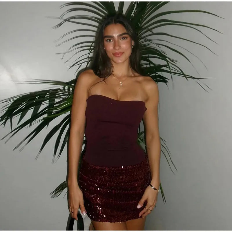 Sexy Shiny Sequined Mesh Club Evening Party Dresses Women 2026 Summer Autumn Sleeveless Backless Bodycon Maxi Long Dress