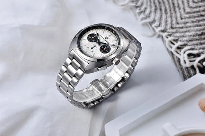 PAGANI DESIGN Men's Watches Luxury Quartz Wrist Watch For Men AR Sapphire Speed Chronograph Retro Dial Clock Reloj Hombre 2026