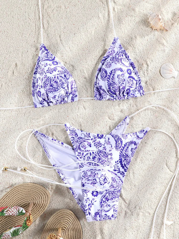 ZRTAK Sexy Swimsuit Bikinis Women Swimwear High Cut Bathing Suit Push Up Biquinis Bandage Beachwear Solid Bikini Sets