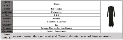 Autumn Winter Backless Sexy Party Club Black Bodycon Maxi Dresses Outfits for Women Long Sleeve Y2K Dress Vestido Streetwear New