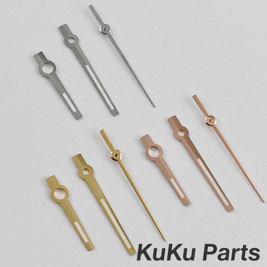 High Quality NH35 Hands Green Luminous Silver Gold Watch Needles For NH34 NH35 NH36 NH38 NH70 Watches Pointers Log Watch Hands