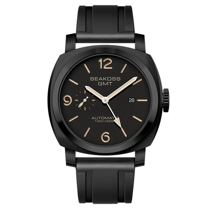 SEAKOSS GMT Diving Automatic Mechanical Watches Men 1963 ST2557 Seagull Movement 316L Super Luminous Calendar 10Bar Wristwatches
