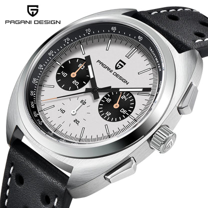 PAGANI DESIGN Men's Watches Luxury Quartz Wrist Watch For Men AR Sapphire Speed Chronograph Retro Dial Clock Reloj Hombre 2026