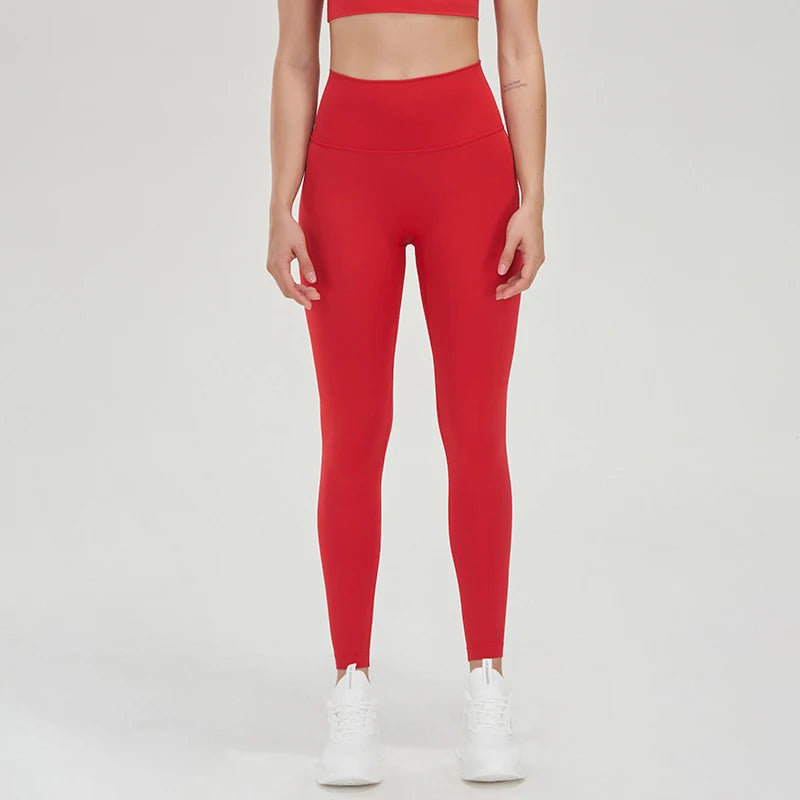 TRY TO BN Gym Leggings Yoga Pants Women Sports Fitness Naked Feeling High Waist Elastic Workout Push Up Leggings Tights Women