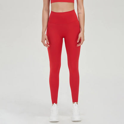 TRY TO BN Gym Leggings Yoga Pants Women Sports Fitness Naked Feeling High Waist Elastic Workout Push Up Leggings Tights Women