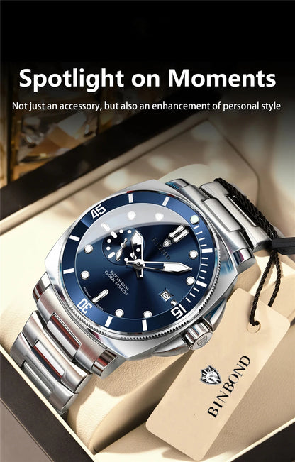 New Gifts Watches For Man Luxury Brand Mens Fashion Quartz Wristwatches Automatic Watch Men Sports Chornograph Digital Clock