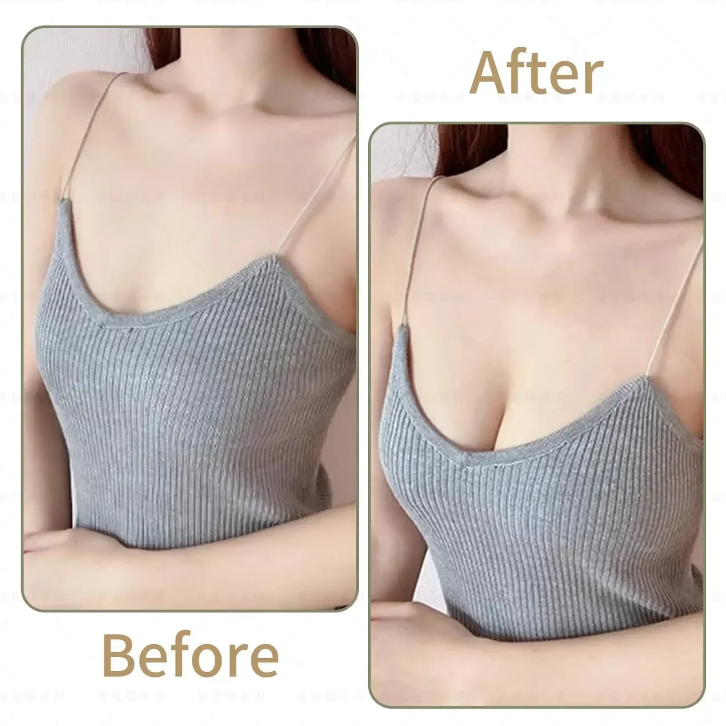 New Thick Double Sided Sticky Bra Inserts Push Up Enhancers for Women's Swimsuits Bikinis
