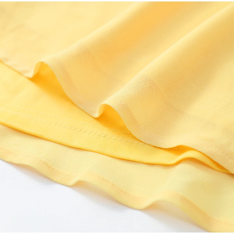 Elegant Yellow Strapless Pleated Dress Women Chic Sleeveless Waist Cinching Split Maxi Gowns Lady Evening Party Dresses 2026 New