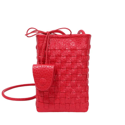 Women's Bag PU designer luxury bags woman 2026 Shoulder bags Fashion niche woven minimalist crossbody bag Wallet