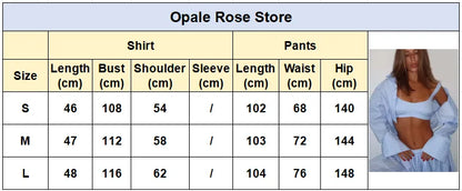 Women Low-rise Lantern Pants 3-piece Set Casual Striped Sleeveless Vest Long Sleeve Lapel Shirt Sets 2026 Lady Street Outfits