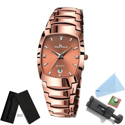 Men Quartz Watches Original High-end Luxury Waterproof Men's Watch Wristwatch Stainless Steel Fashion Business Date Clock Male