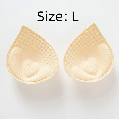 Women Sexy Breast Insert Push Up Bra Enhancer Swimsuit Bikini Pad Removeable Foam Chest Accessories Swimsuit Thickness 4/5/6cm