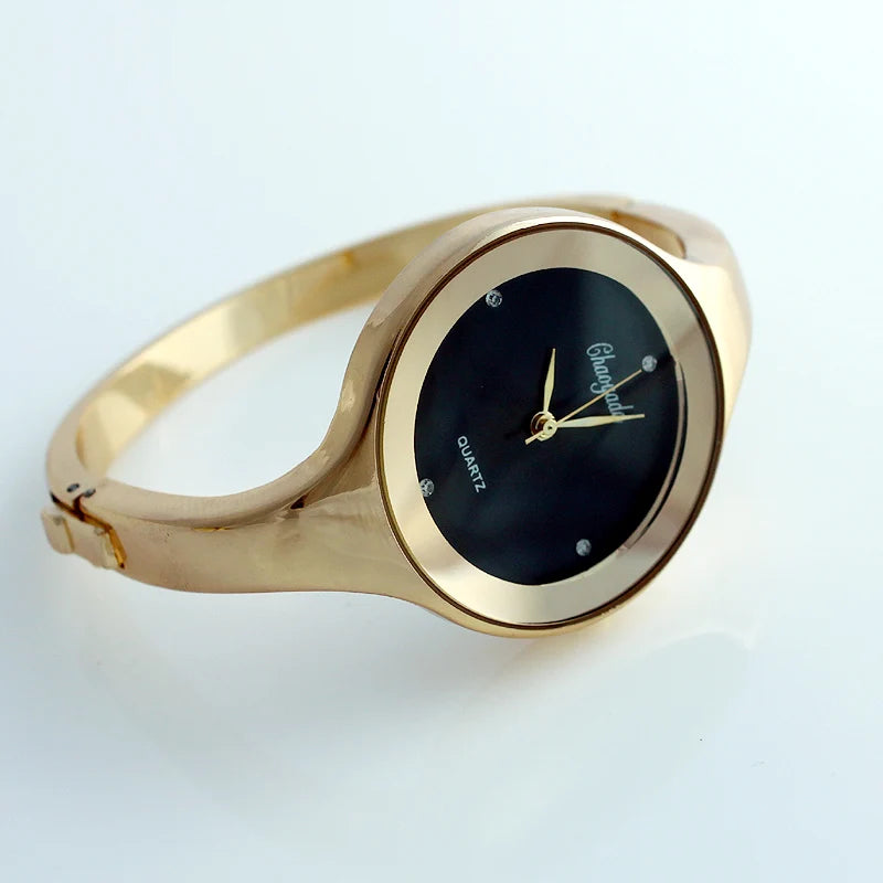Fashion Lady Women Watches Stainless Steel Bracelet Quartz Casual Watch Dress Wrist Watch Gift