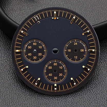 39.7mm MoonSwatch Chronograph Watches Stainless Steel Case Fit VK63 Movement Accessories Sapphire Glass Watch 20mm Strap Moon
