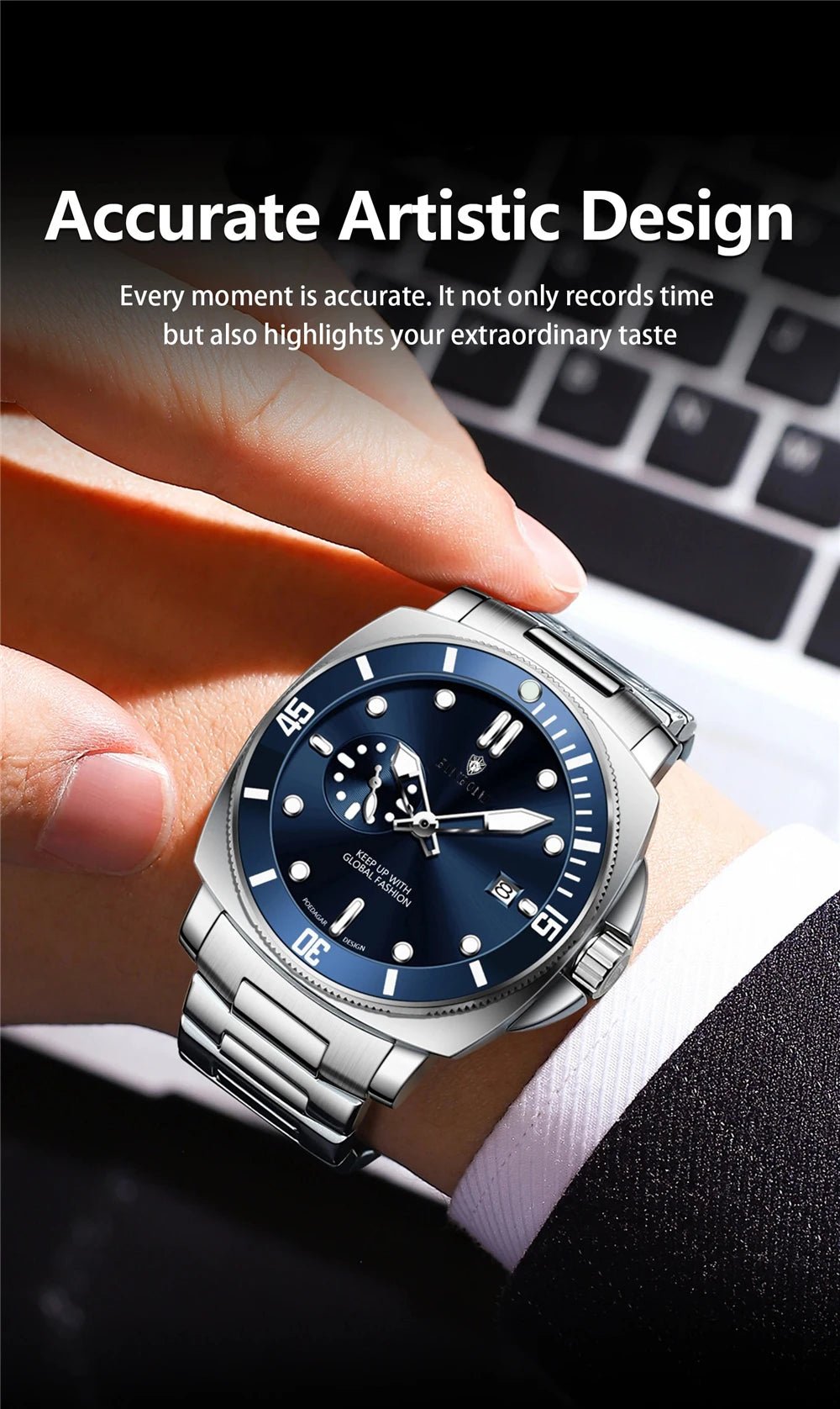 New Gifts Watches For Man Luxury Brand Mens Fashion Quartz Wristwatches Automatic Watch Men Sports Chornograph Digital Clock