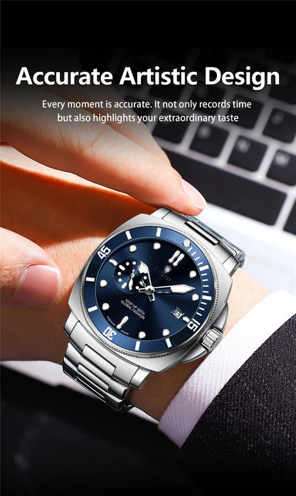 New Gifts Watches For Man Luxury Brand Mens Fashion Quartz Wristwatches Automatic Watch Men Sports Chornograph Digital Clock