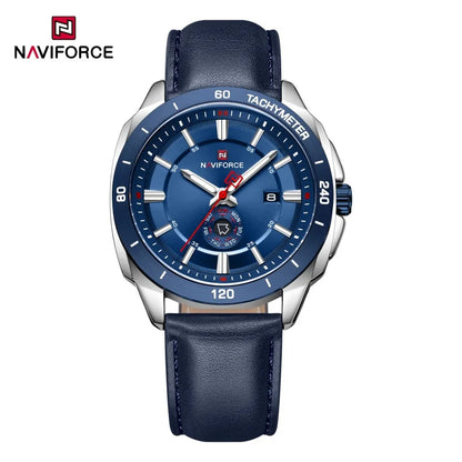 NAVIFORCE 2026 New Men's Watches Leather Quartz Watch Man Casual Sports Day Date Office Normal Male Gift Wristwatch Reloj Hombre