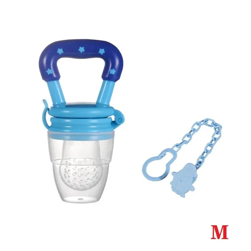 Baby Fruit and Vegetable Teether Fresh Food Supplement Toys Infant Fruit Teething Silicone Pouches Baby Feeding Tableware