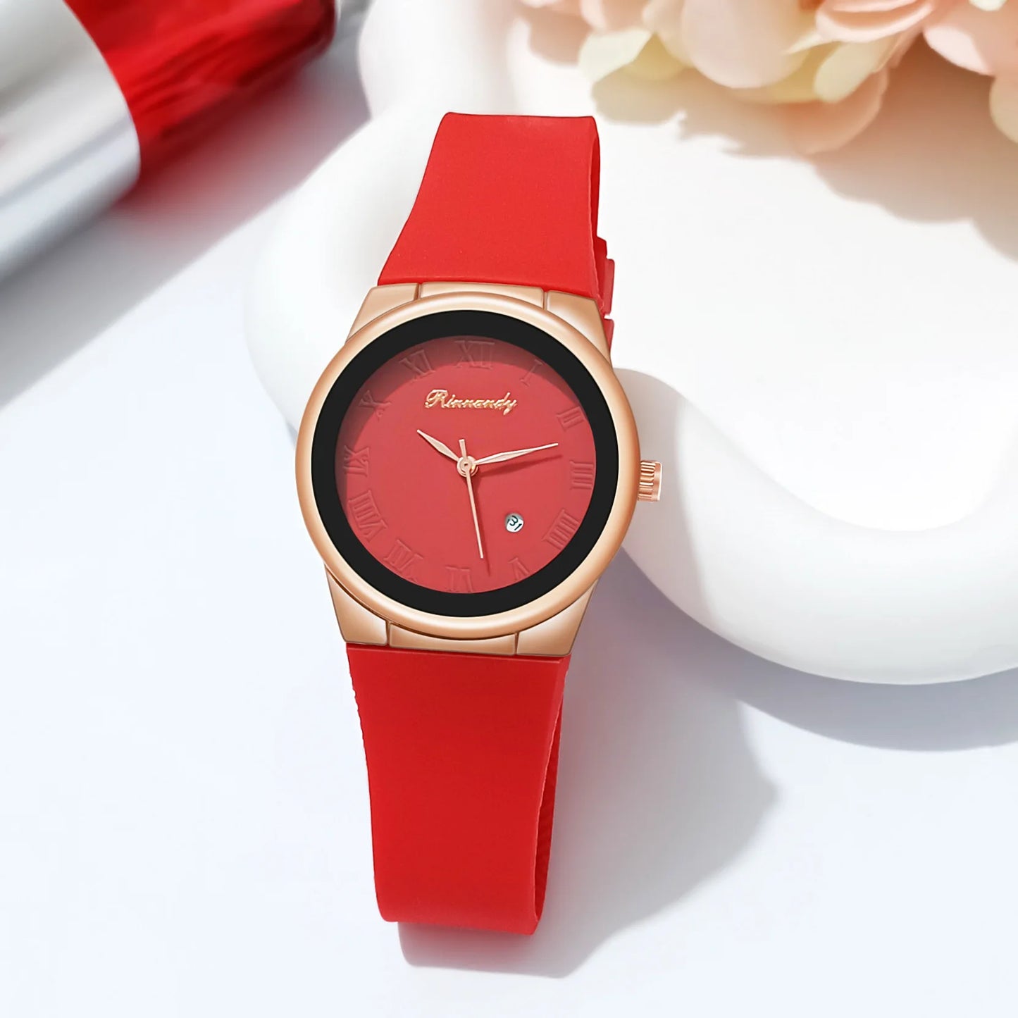 Simple Fashion Quartz Watch Silicone Strap Student Watches Minimalist Casual Women's Calendar Quartz Wristwatch Reloj Mujer