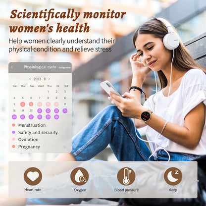 LIGE Bluetooth Call Smart Watch Women Fashion Watches Custom Dial Sport Fitness Health Tracker Smartwatch for Android IOS 2026