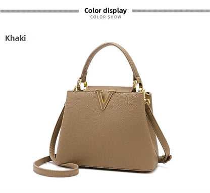 Women's handbag, new fashion versatile bucket bag, high-end bag, large-capacity commuter crossbody bag for women