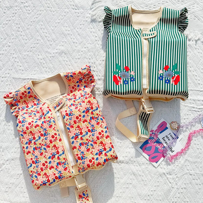 Baby Boy Girl Float Swimsuit Toddler Child Foam Safety Swimming Training Vest Summer Kid Swimming Clothing Swim Bath Pool 2-8Y