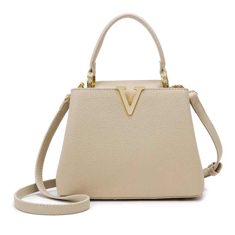 Women's handbag, new fashion versatile bucket bag, high-end bag, large-capacity commuter crossbody bag for women
