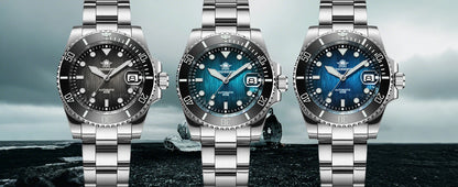 ADDIESDIVE Automatic Watch for Men Sapphire AR Coated 20Bar Supper Luminous Wristwatch Sports Mechanical Watches New AD2536