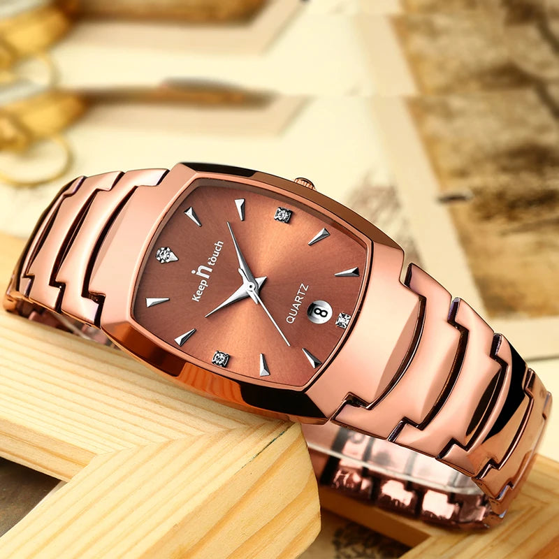 Men Quartz Watches Original High-end Luxury Waterproof Men's Watch Wristwatch Stainless Steel Fashion Business Date Clock Male