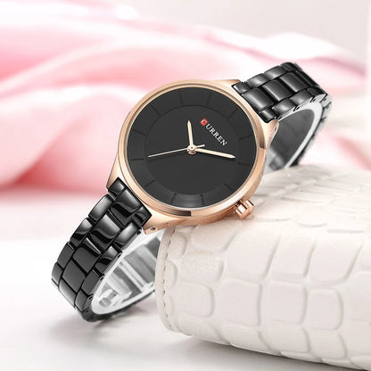 TOP Luxury Rose Gold Women's Watch Stainless Steel Ladies Wrist Watches Relogio Feminino Fashion Female Hour Reloj Mujer