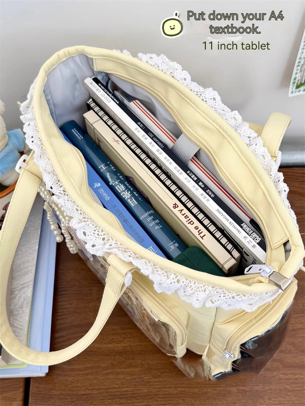 Ballet Girl Has A Large Appetite Itabag Japanese Two-Dimension Single Shoulder Cross Body Goods Bag Gift For Friends