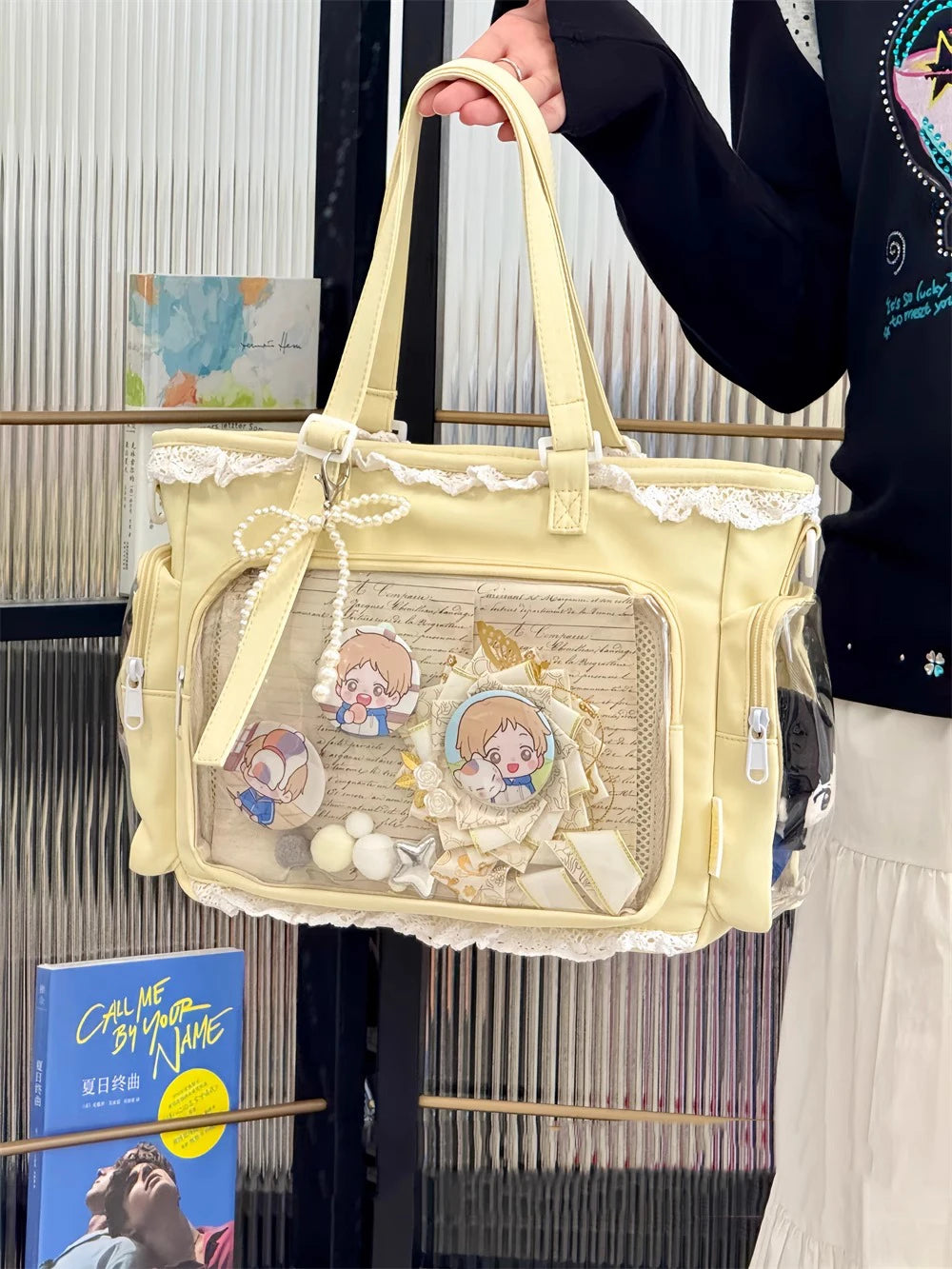 Ballet Girl Has A Large Appetite Itabag Japanese Two-Dimension Single Shoulder Cross Body Goods Bag Gift For Friends