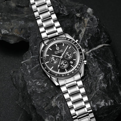 New Men Watch Calendar Business Quartz Watches Mens Top Brand Luxury Sport Waterproof Luminous Stainless Steel Man Wristwatches