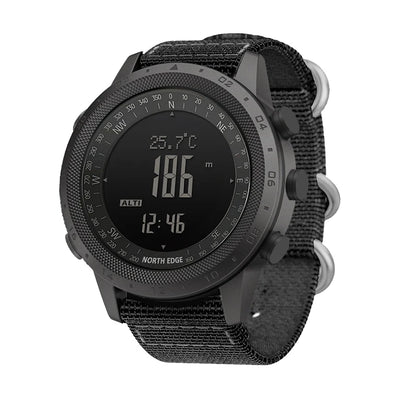 NORTH EDGE DESERT Men Digital Watch Outdoor Sports Running Swimming Outdoor Sport Watches Altimeter Barometer Compass WR50M