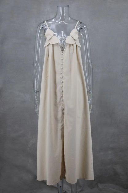 Ashgaily White Dress Women Halter Cotton Long Dress Lace Elegant Party Outfits Ladies Sexy Club Clothes