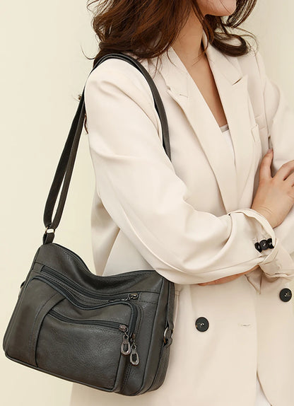 High Capacity Women Tote Bag High Quality Leather Ladies Handbags Leisure Shoulder Bag Small Crossbody Bags For Women 2024 New