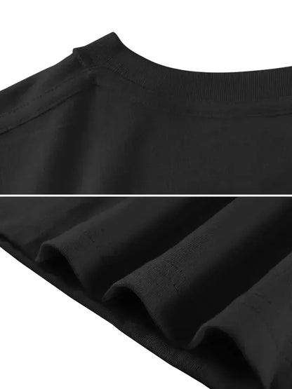 The Latest Men's Pure Cotton Washable Short-sleeved Shirt of 2025, Comfortable, Breathable and High-quality Ins Y2k