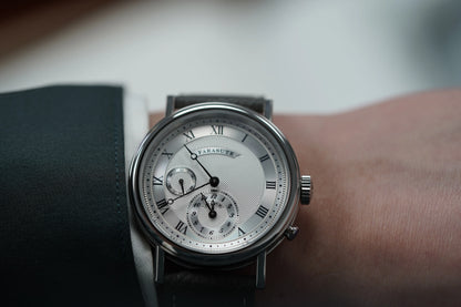 FARASUTE Japan YM24A Quartz Movement Alarm Waterproof Wristwatch Male Luxury Sapphire Glass Watches Men Clock Montre pour hommes