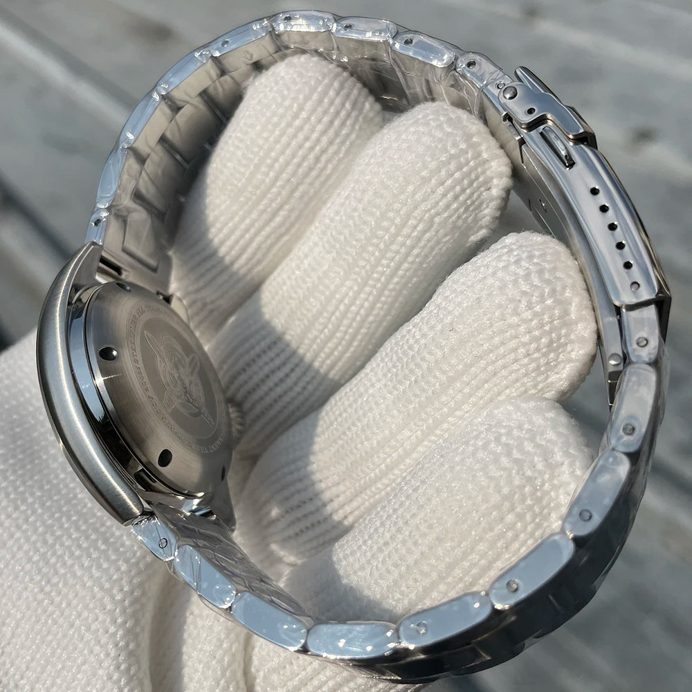 SF745 STEELFLIER Dive Wristwatch VH31 Silent Movement Super Luminous Sapphire Crystal 20Bar Waterproof Luxury 316L Steel Watches