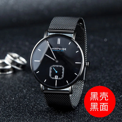 Top Luxury Brand Watch Mens Chronograph Clock Male Quartz Wristwatch Men's Watches Relogio Masculino Military Sport Silver Watch