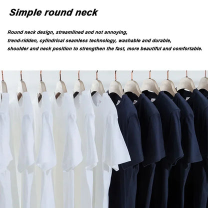 Men's T-shirt High Quality 100% Cotton Funny I‘m Thinking Printed Casual Loose Streetwear Cool Men T Shirt O-neck Male Tops Tees