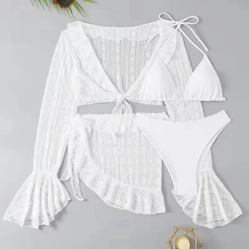 Miyouj Push Up Bikinis New Two Piece Suit 2026 Bathsuit Sexy Bikini Sets Hollow Out Swimsuit String Bathwear Low Waist Swimwear