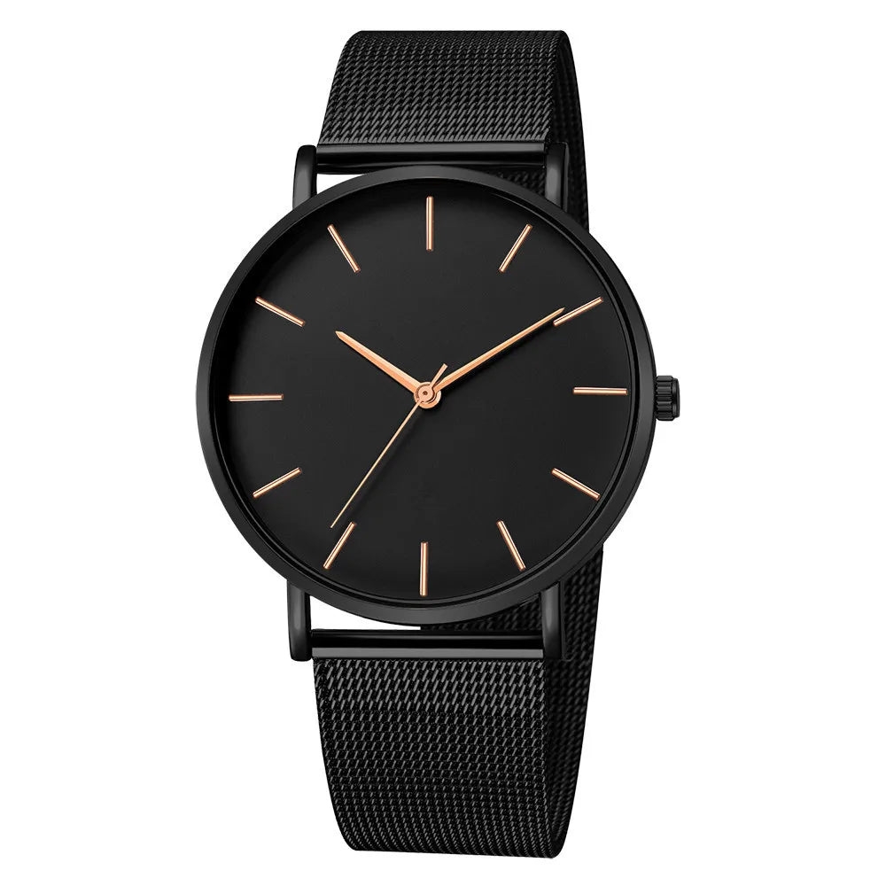 Top Brand Women's Watches Luxury Metal Mesh Simple Quartz Watches Fashion Elegant Rose Gold Ladies Wristwatch Clock Reloj Mujer