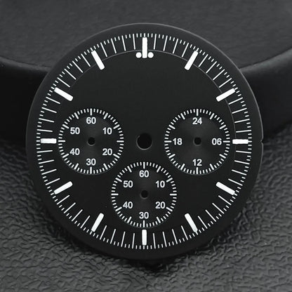 39.7mm MoonSwatch Chronograph Watches Stainless Steel Case Fit VK63 Movement Accessories Sapphire Glass Watch 20mm Strap Moon