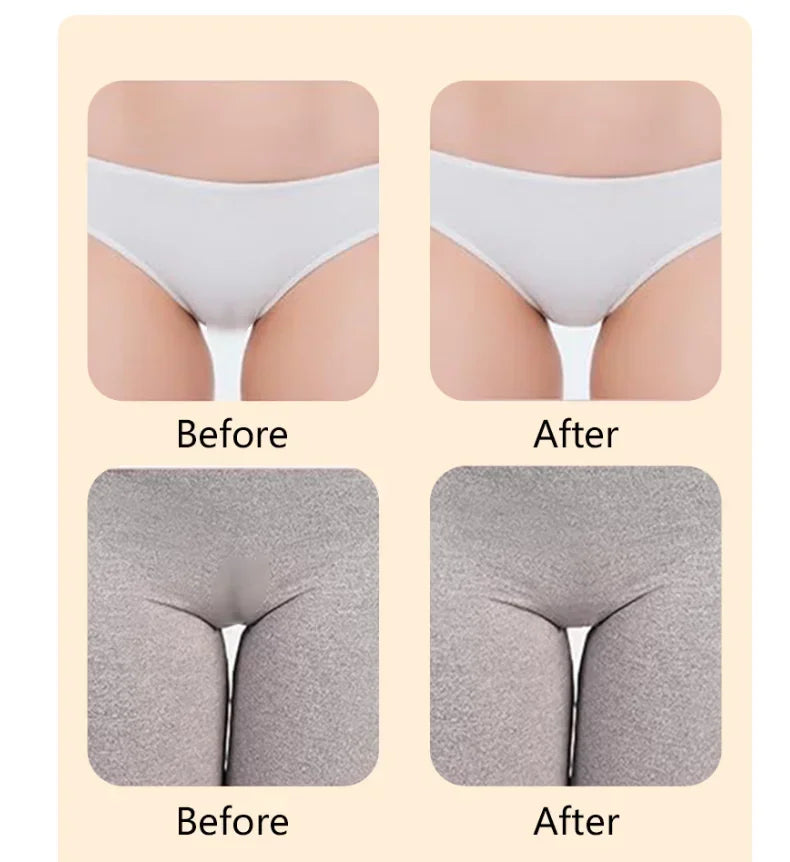 Women Invisible Concealer Panties Silicone Reusable for Swimsuit Underwear Camel Toe Leggings Privacy Stickiness Self-Adhesive