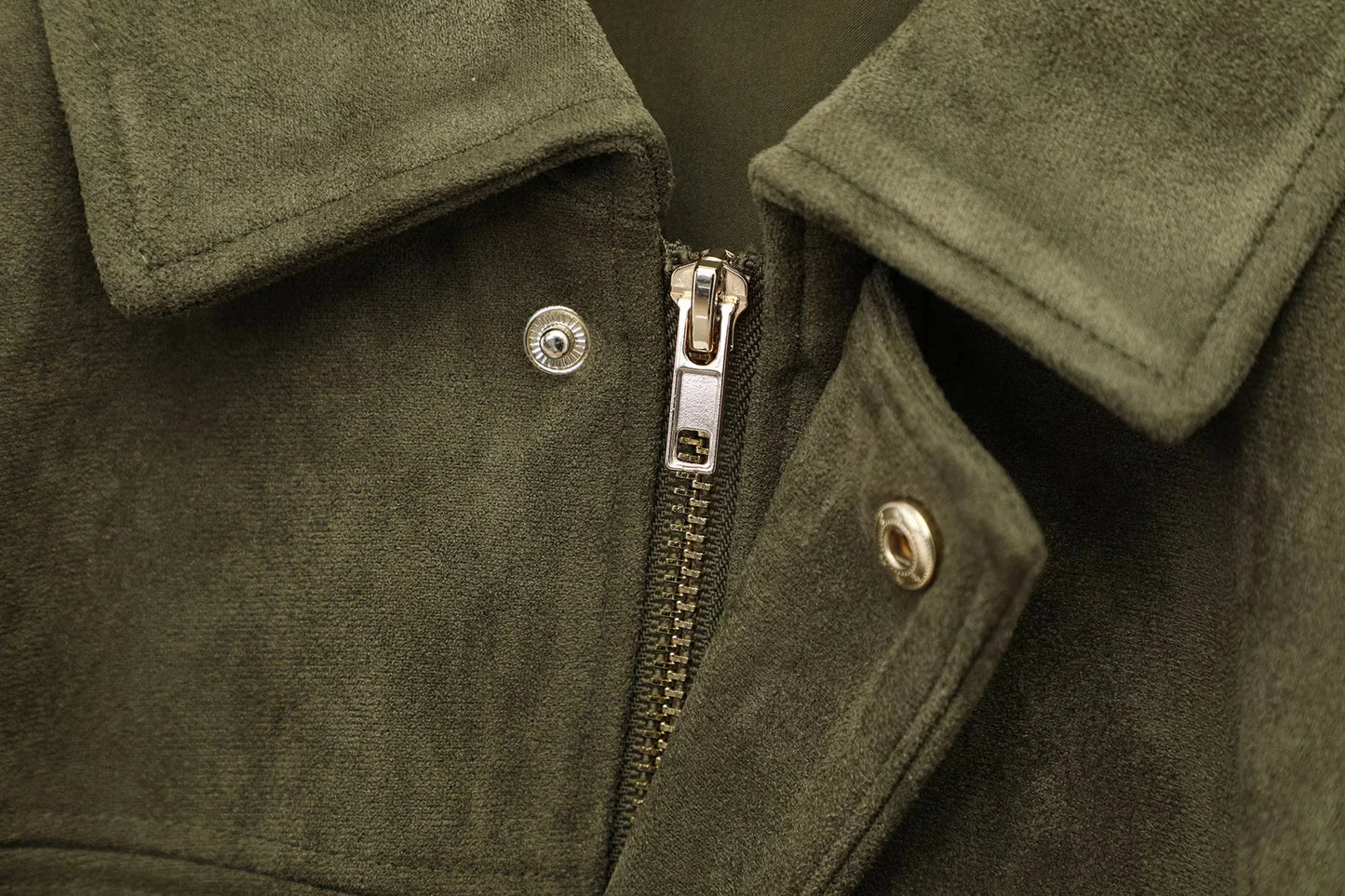 KONDALA Casual Soft Martini Green Bomber Jackets Women Long Lantern Sleeve Oversized Autumn Winter Coats Fashion 2025 Outwears